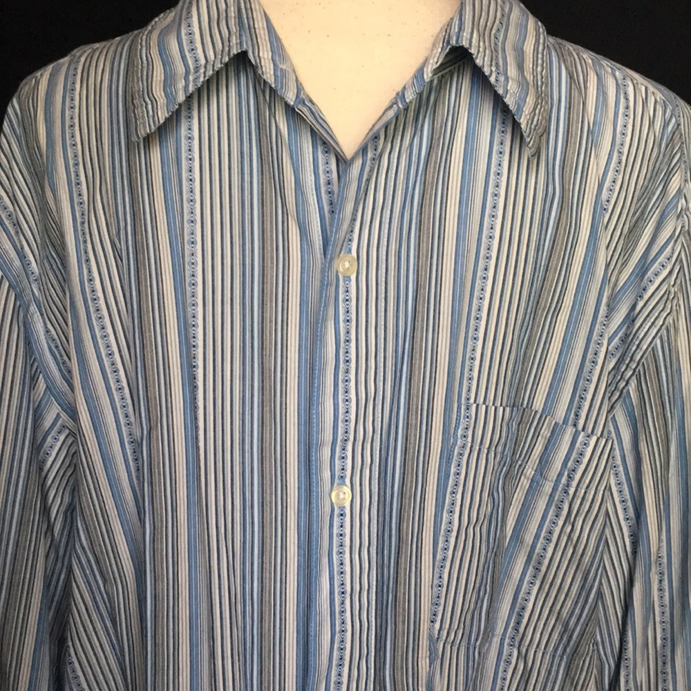 Gear Seven Collection Striped Button Down